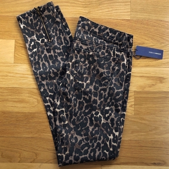 NWT Rebecca Minkoff Cheetah/Leopard Skinny Jeans - Picture 3 of 10
